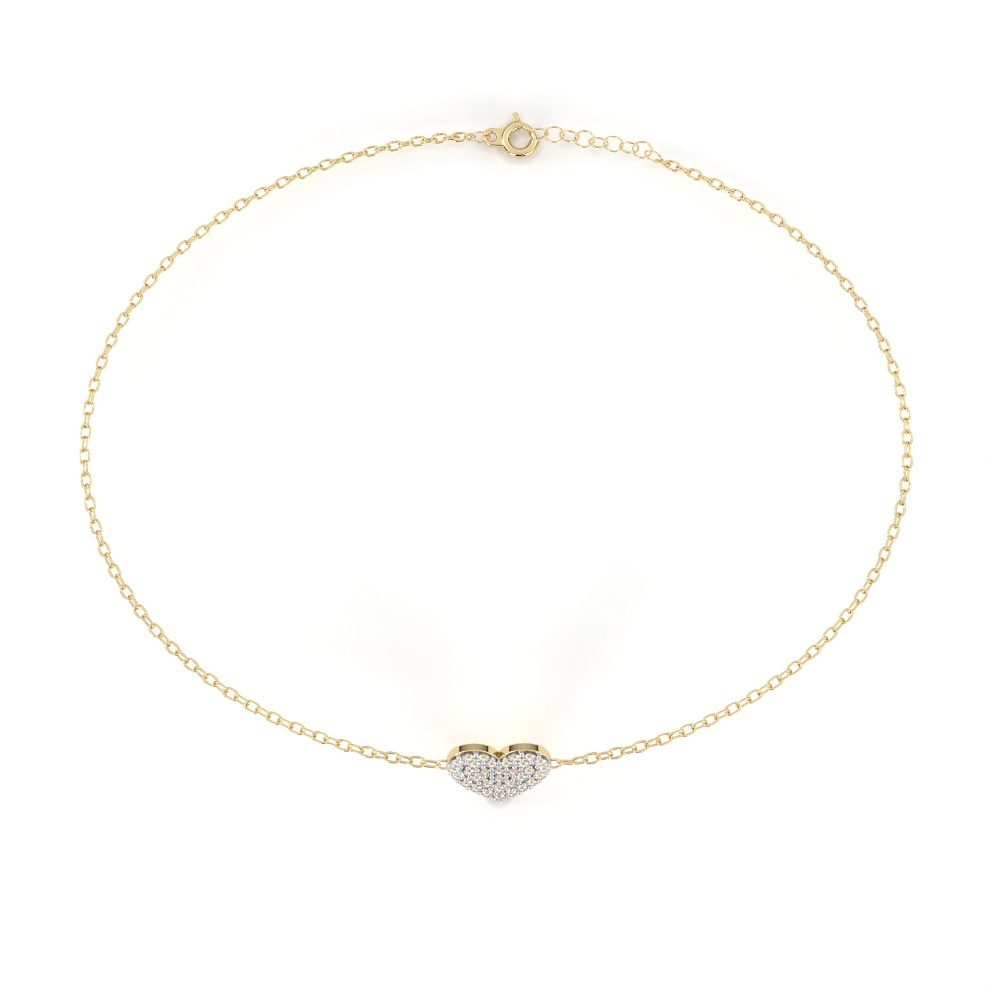 Solitairekart 0.21ct Round Cut Lab Grown Diamond Bracelet